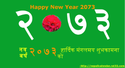Download Happy new year 2073 green
