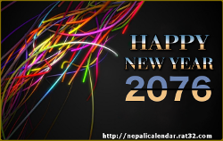 Happy new year 2076 bikram sambat new