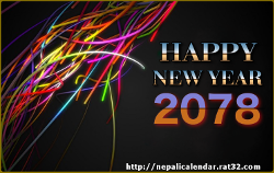 Happy new year 2078 bikram sambat new