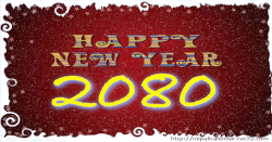 Download Happy new year 2080 cards
