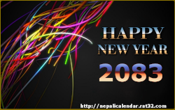 Happy new year 2083 bikram sambat new
