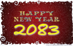 Download Happy new year 2083 cards
